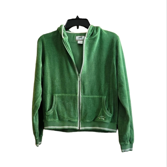 Horny Toad Green Zip Up Hoodie - Picture 1 of 5